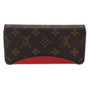 LOUIS VUITTON Monogram Etui Lunette Woody Glasses Case GI0372 LV Auth 202811-2