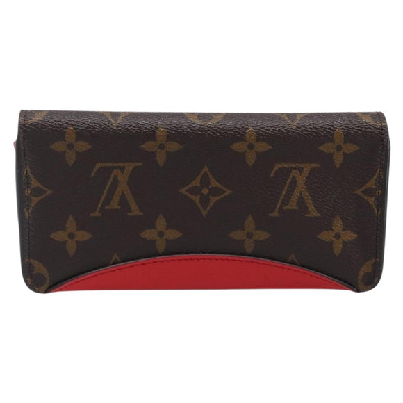 LOUIS VUITTON Monogram Etui Lunette Woody Glasses Case GI0372 LV Auth 202811