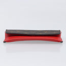 LOUIS VUITTON Monogram Etui Lunette Woody Glasses Case GI0372 LV Auth 202811-6