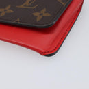 LOUIS VUITTON Monogram Etui Lunette Woody Glasses Case GI0372 LV Auth 202811-7