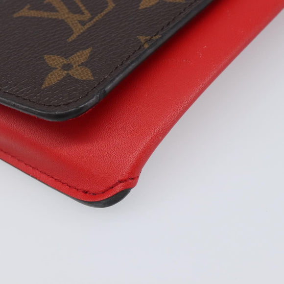 LOUIS VUITTON Monogram Etui Lunette Woody Glasses Case GI0372 LV Auth 202811
