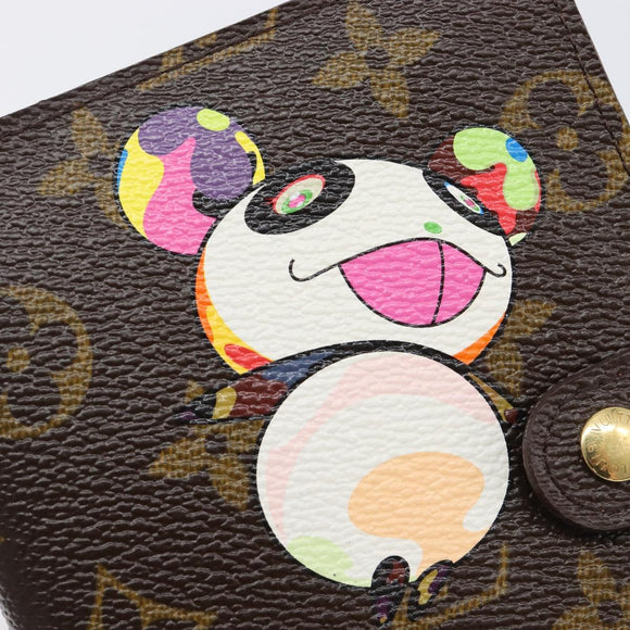 LOUIS VUITTON Monogram Panda Agenda PM Day Planner Cover R20011 LV Auth 202812V