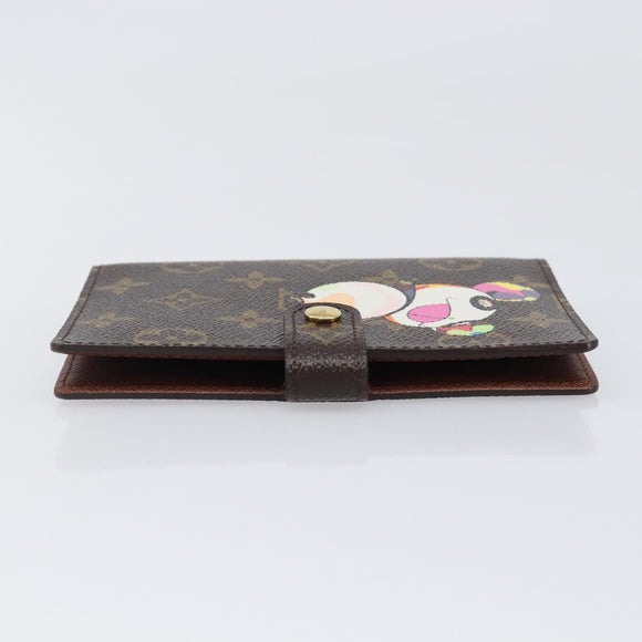 LOUIS VUITTON Monogram Panda Agenda PM Day Planner Cover R20011 LV Auth 202812V