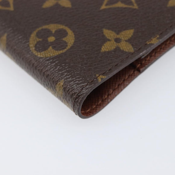 LOUIS VUITTON Monogram Panda Agenda PM Day Planner Cover R20011 LV Auth 202812V