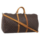 LOUIS VUITTON Monogram Keepall Bandouliere 60 Boston Bag M41412 LV Auth 202814-1