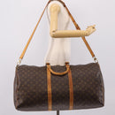 LOUIS VUITTON Monogram Keepall Bandouliere 60 Boston Bag M41412 LV Auth 202814-26
