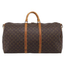 LOUIS VUITTON Monogram Keepall Bandouliere 60 Boston Bag M41412 LV Auth 202814-3