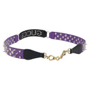 GUCCI Shoulder Strap Leather Purple Black Auth 202818V-1
