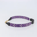GUCCI Shoulder Strap Leather Purple Black Auth 202818V-3