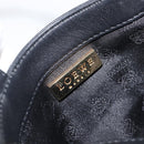 LOEWE Hand Bag Harako leather Brown Black Auth 202820-15