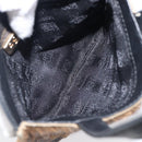 LOEWE Hand Bag Harako leather Brown Black Auth 202820-16