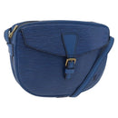 LOUIS VUITTON Epi Jeune Fille MM Shoulder Bag Blue M52155 LV Auth 202822-1