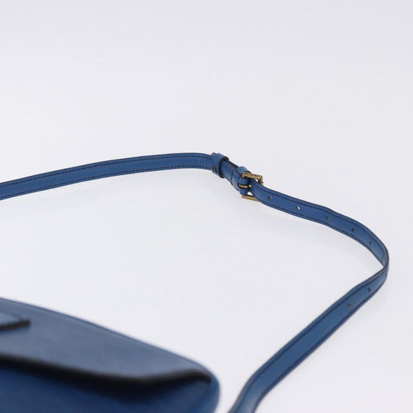 LOUIS VUITTON Epi Jeune Fille MM Shoulder Bag Blue M52155 LV Auth 202822