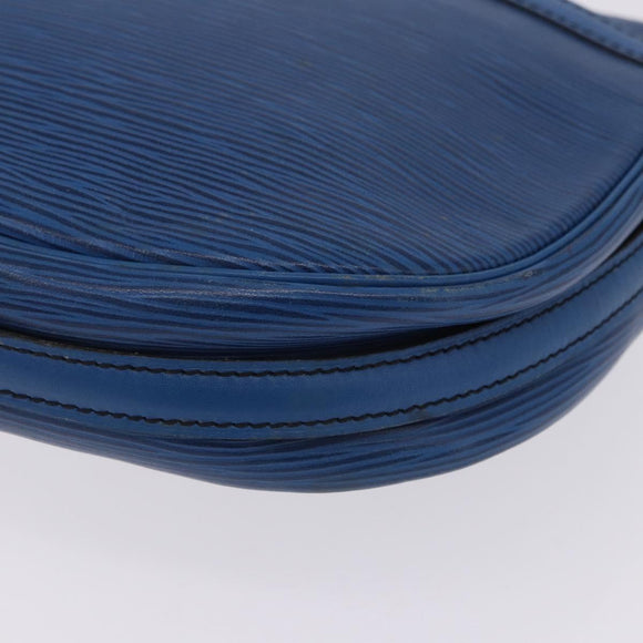 LOUIS VUITTON Epi Jeune Fille MM Shoulder Bag Blue M52155 LV Auth 202822