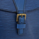 LOUIS VUITTON Epi Jeune Fille MM Shoulder Bag Blue M52155 LV Auth 202822-22