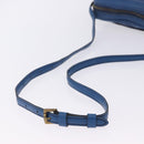 LOUIS VUITTON Epi Jeune Fille MM Shoulder Bag Blue M52155 LV Auth 202822-8