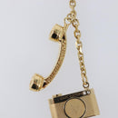 LOUIS VUITTON Porte Cles Hollywood Charm Metal Gold Tone M65382 LV Auth 202823A-3