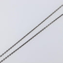 LOUIS VUITTON Pendant Vivienne Necklace Metal Black Silver M00831 Auth 202825M-15