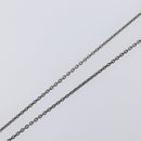 LOUIS VUITTON Pendant Vivienne Necklace Metal Black Silver M00831 Auth 202825M-16