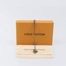 LOUIS VUITTON Pendant Vivienne Necklace Metal Black Silver M00831 Auth 202825M-12
