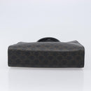 CELINE Macadam Vertical Cabas Hand Bag PVC Leather Brown Gold Tone Auth 202827A-9