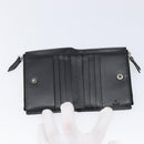 GUCCI GG Supreme Compact Wallet PVC Beige Silver 547083 Auth 202833M-8