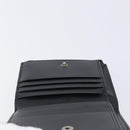 GUCCI GG Supreme Compact Wallet PVC Beige Silver 547083 Auth 202833M-21