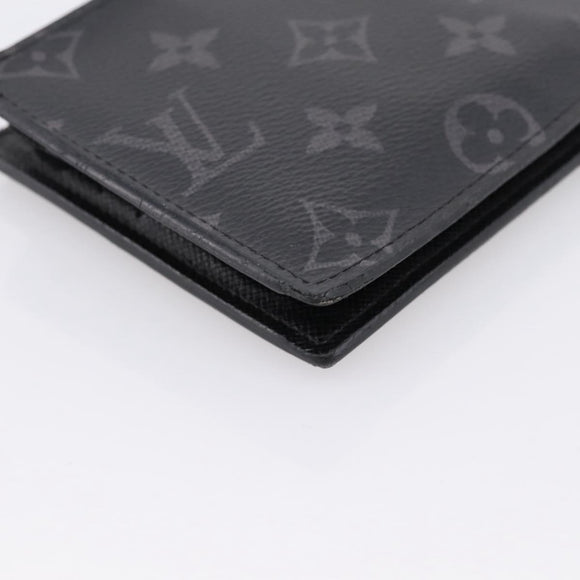 LOUIS VUITTON Monogram Eclipse Portefeuille Marco NM M62545 LV Auth 202834