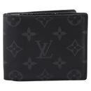 LOUIS VUITTON Monogram Eclipse Portefeuille Marco NM M62545 LV Auth 202834-13
