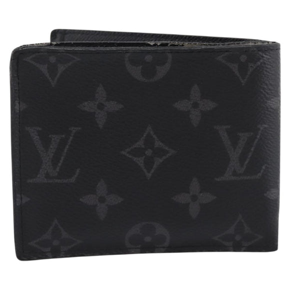 LOUIS VUITTON Monogram Eclipse Portefeuille Marco NM M62545 LV Auth 202834