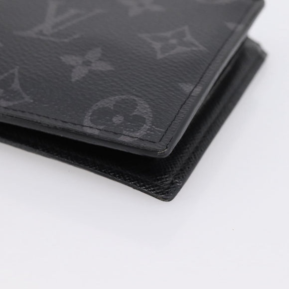 LOUIS VUITTON Monogram Eclipse Portefeuille Marco NM M62545 LV Auth 202834