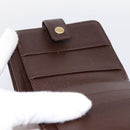 LOUIS VUITTON Damier Ebene Compact Zip Bifold Wallet N61668 LV Auth 202835-17