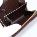 LOUIS VUITTON Damier Ebene Compact Zip Bifold Wallet N61668 LV Auth 202835-22