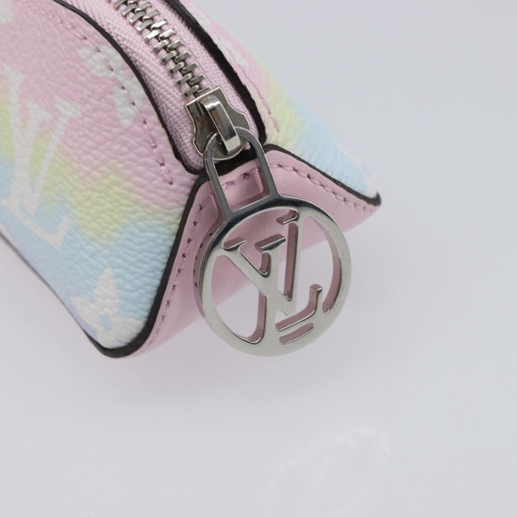 LOUIS VUITTON Monogram Escal Trousse Elizabeth Pen Case Pink GI0473 Auth 202836A