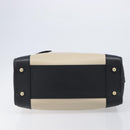 LOEWE Amazona 36 Hand Bag Leather Ivory Gold Tone Auth 202837-5