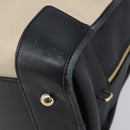 LOEWE Amazona 36 Hand Bag Leather Ivory Gold Tone Auth 202837-16
