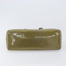 LOUIS VUITTON Monogram Vernis Wilshire PM Hand Bag Veil bronze LV Auth 202838-11