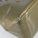 LOUIS VUITTON Monogram Vernis Wilshire PM Hand Bag Veil bronze LV Auth 202838-13