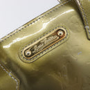 LOUIS VUITTON Monogram Vernis Wilshire PM Hand Bag Veil bronze LV Auth 202838-17