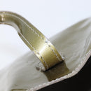 LOUIS VUITTON Monogram Vernis Wilshire PM Hand Bag Veil bronze LV Auth 202838-19