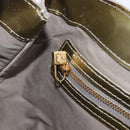 LOUIS VUITTON Monogram Vernis Wilshire PM Hand Bag Veil bronze LV Auth 202838-24