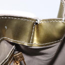 LOUIS VUITTON Monogram Vernis Wilshire PM Hand Bag Veil bronze LV Auth 202838-26