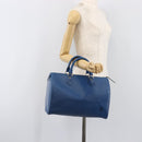 LOUIS VUITTON Epi Speedy 30 Hand Bag Toledo Blue M43005 LV Auth 202839V-22