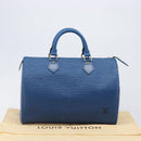 LOUIS VUITTON Epi Speedy 30 Hand Bag Toledo Blue M43005 LV Auth 202839V-23