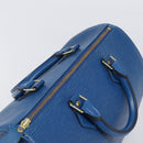 LOUIS VUITTON Epi Speedy 30 Hand Bag Toledo Blue M43005 LV Auth 202839V-6
