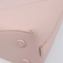 TIFFANY&Co. Return to Chain Shoulder Bag Leather 2way Pink Silver Auth 202840A-16