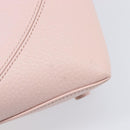 TIFFANY&Co. Return to Chain Shoulder Bag Leather 2way Pink Silver Auth 202840A-20
