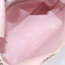 TIFFANY&Co. Return to Chain Shoulder Bag Leather 2way Pink Silver Auth 202840A-25