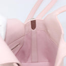 TIFFANY&Co. Return to Chain Shoulder Bag Leather 2way Pink Silver Auth 202840A-26