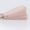 TIFFANY&Co. Return to Chain Shoulder Bag Leather 2way Pink Silver Auth 202840A-5
